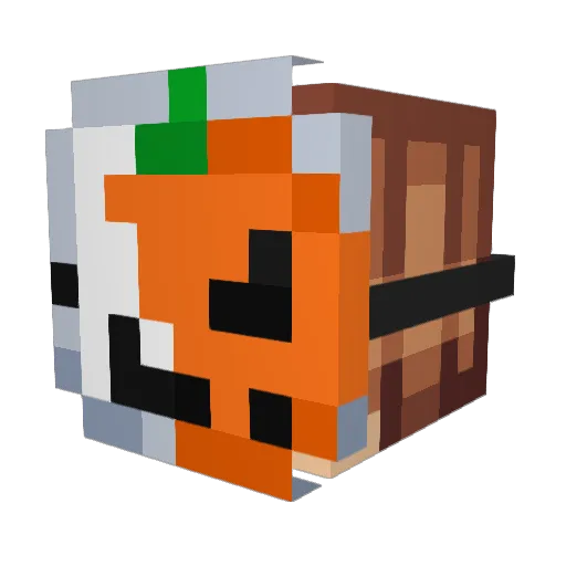 ojo_j Minecraft avatar head, 3D render