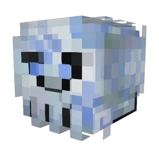 ojomFox Minecraft avatar head, 3D render