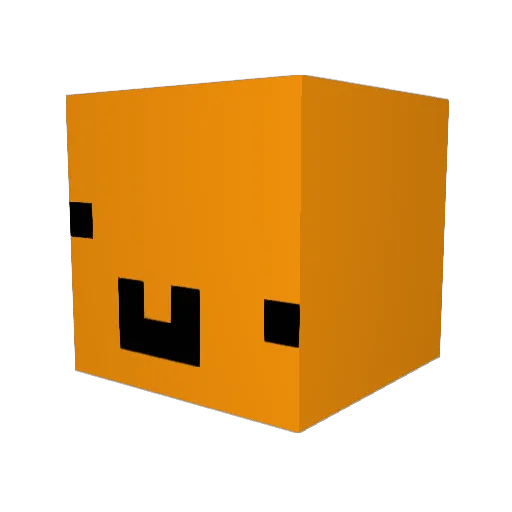 ok8lin Minecraft avatar head, 3D render