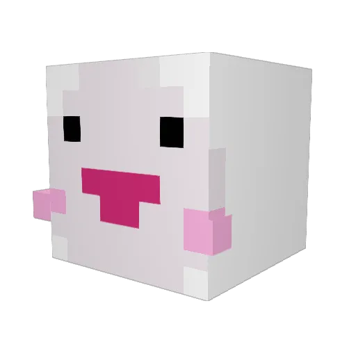 ok_kona Minecraft avatar head, 3D render