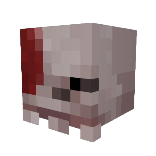 okabayy Minecraft avatar head, 3D render