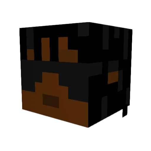 okae Minecraft avatar head, 3D render
