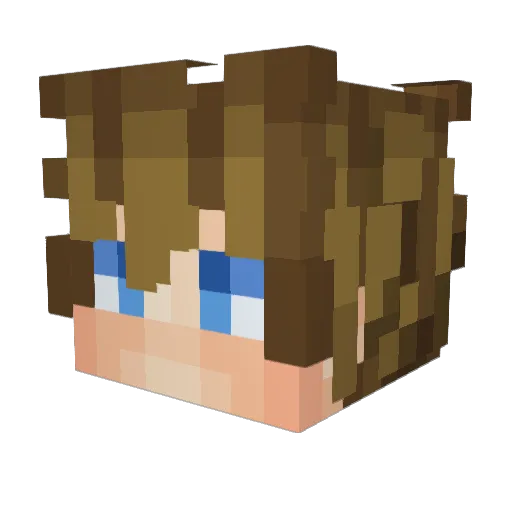 okamper25 Minecraft avatar head, 3D render