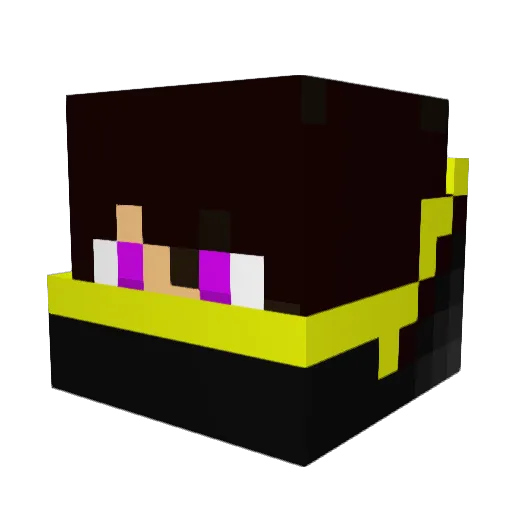 okan67 Minecraft avatar head, 3D render