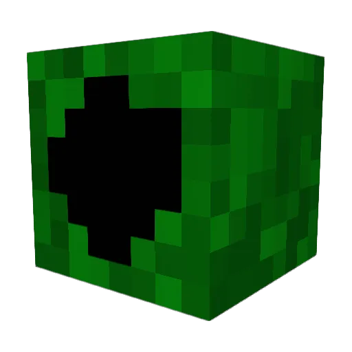 okantr Minecraft avatar head, 3D render