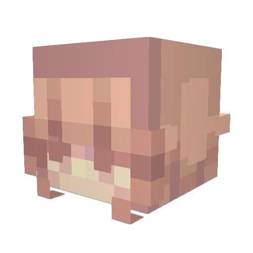 okapi10 Minecraft avatar head, 3D render