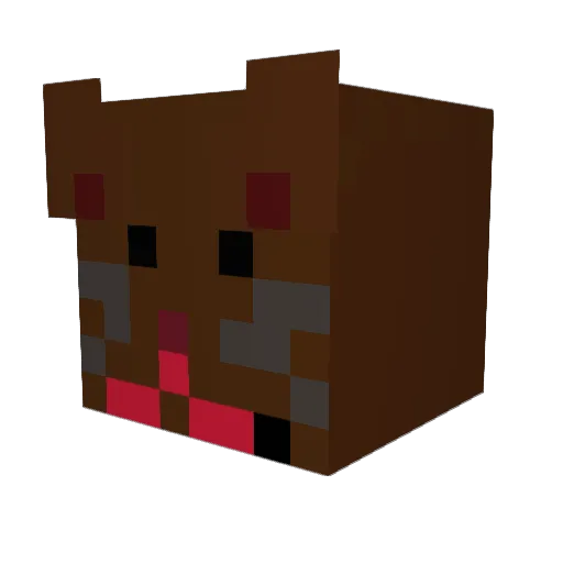 okapi24 Minecraft avatar head, 3D render