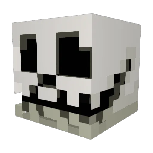 okawari3 Minecraft avatar head, 3D render
