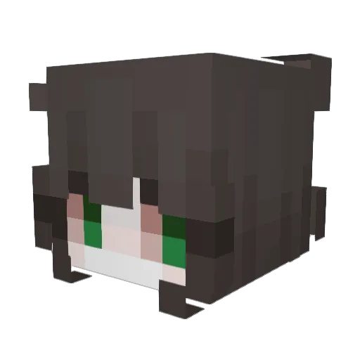 okayBilly Minecraft avatar head, 3D render