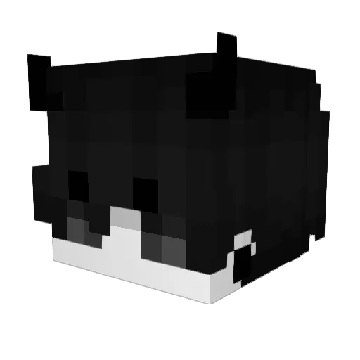 okayPedro Minecraft avatar head, 3D render