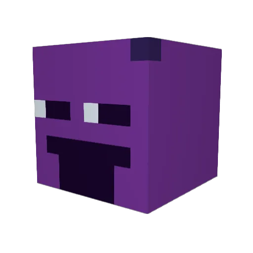 okayaname Minecraft avatar head, 3D render
