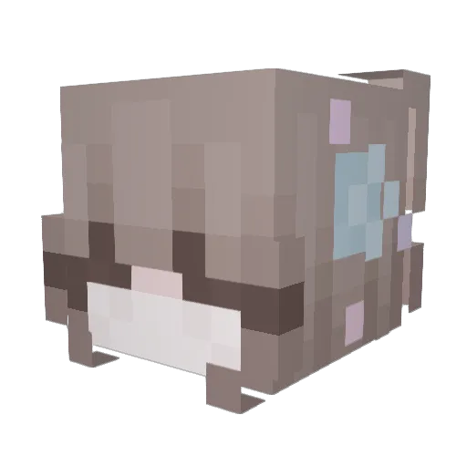 okayginaa Minecraft avatar head, 3D render