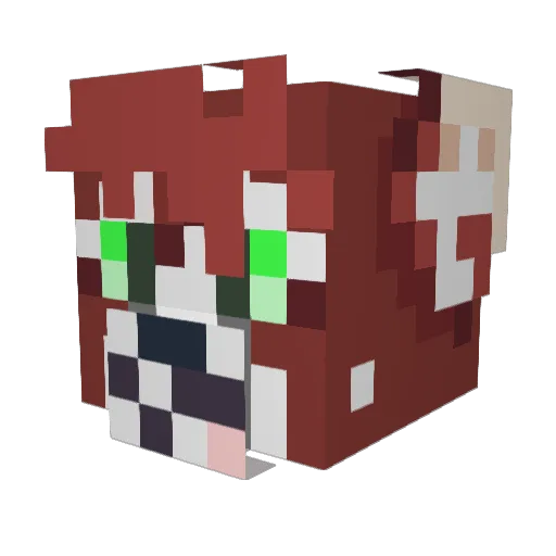 okaywannabe Minecraft avatar head, 3D render