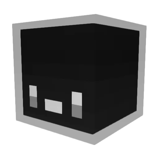 okejpoto Minecraft avatar head, 3D render