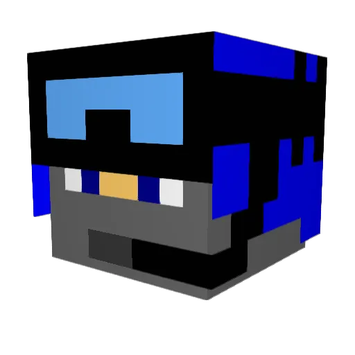 okernood Minecraft avatar head, 3D render