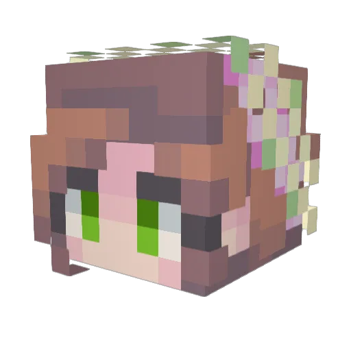 okgameri Minecraft avatar head, 3D render