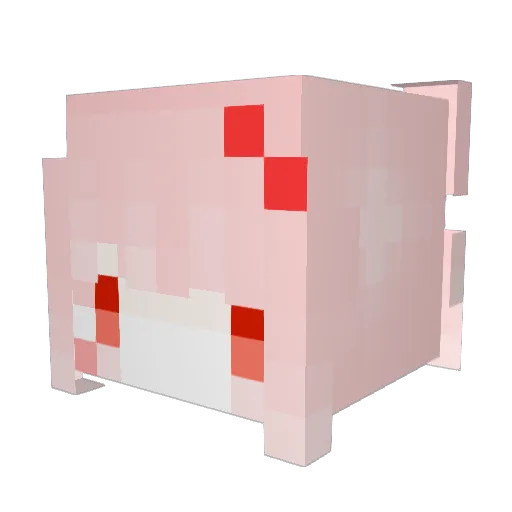 okinaboru Minecraft avatar head, 3D render