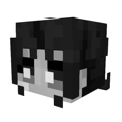 okiscape Minecraft avatar head, 3D render