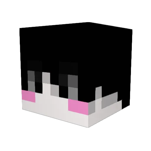 okiye Minecraft avatar head, 3D render