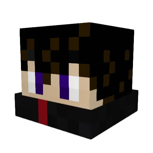 okjenner Minecraft avatar head, 3D render
