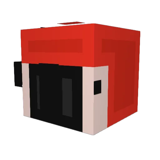 okkv Minecraft avatar head, 3D render
