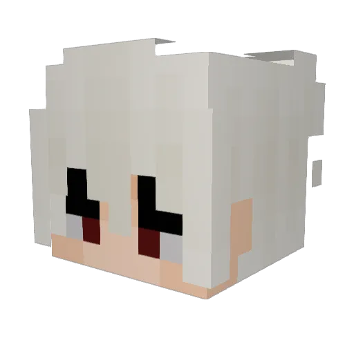 oklor Minecraft avatar head, 3D render