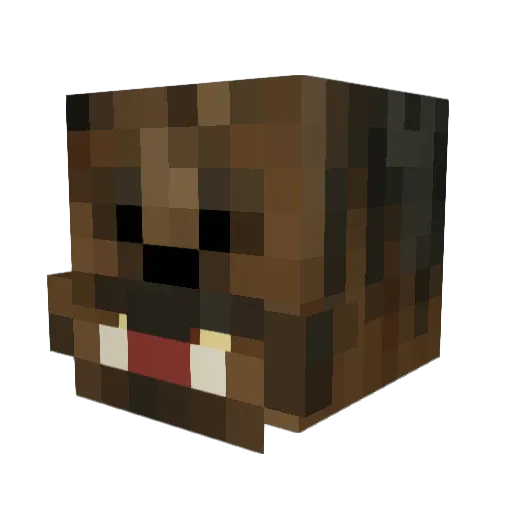 okmwsx Minecraft avatar head, 3D render