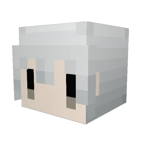 okogee Minecraft avatar head, 3D render