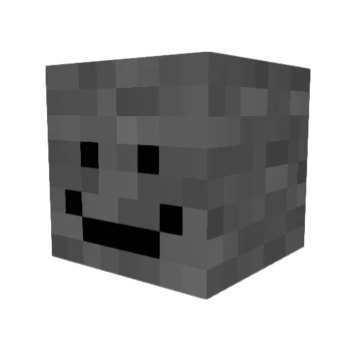 okokayy Minecraft avatar head, 3D render