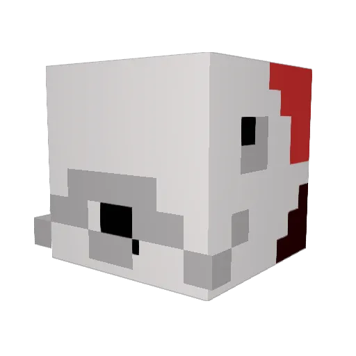 okomekun1 Minecraft avatar head, 3D render
