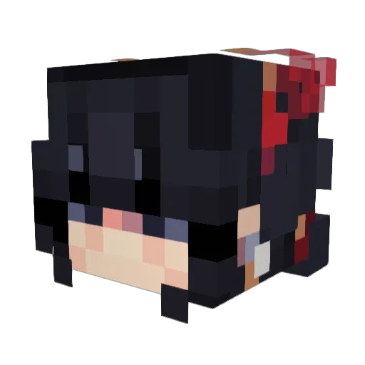 okrvm Minecraft avatar head, 3D render