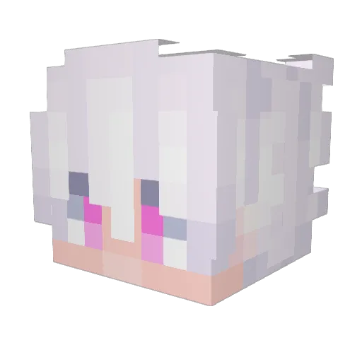 oksa12 Minecraft avatar head, 3D render