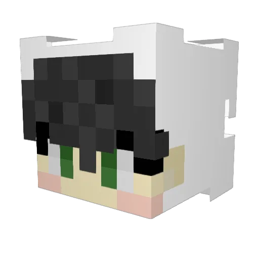 oksw13 Minecraft avatar head, 3D render
