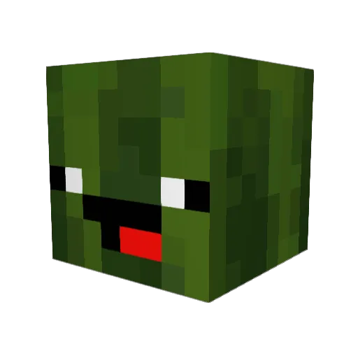 okurkaCZ1 Minecraft avatar head, 3D render