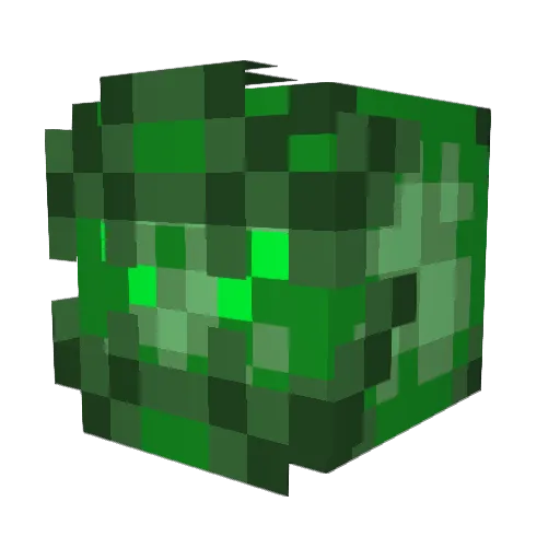 okutyon Minecraft avatar head, 3D render