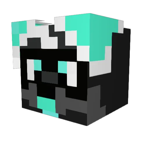 okz Minecraft avatar head, 3D render
