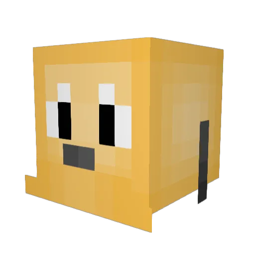 olSelf Minecraft avatar head, 3D render