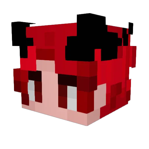ol_Moon_lo Minecraft avatar head, 3D render