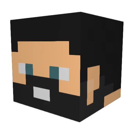 ol_li_lol Minecraft avatar head, 3D render