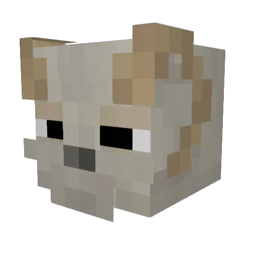 ola220216 Minecraft avatar head, 3D render