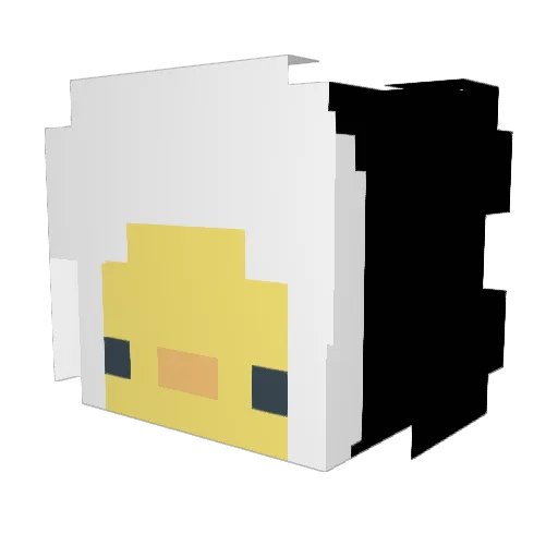 olaa_b Minecraft avatar head, 3D render