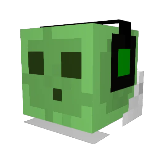 oladam1 Minecraft avatar head, 3D render