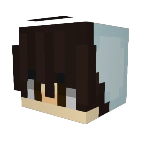 olaf2020 Minecraft avatar head, 3D render