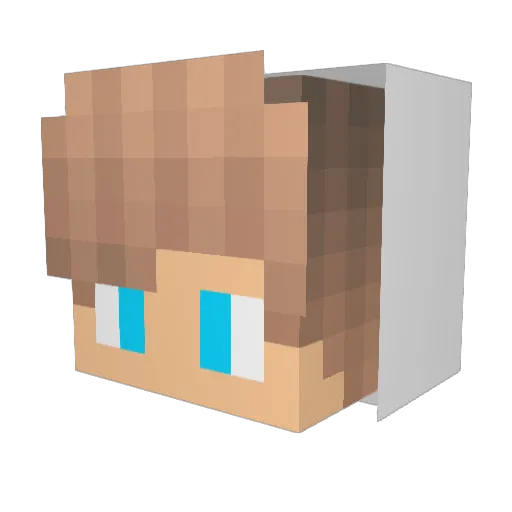 olafdegrootste Minecraft avatar head, 3D render
