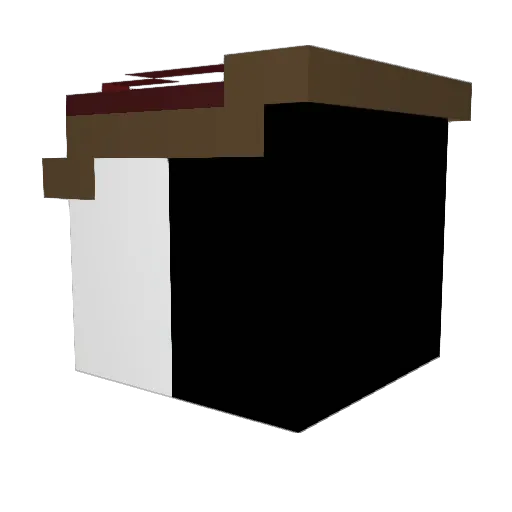 olaly Minecraft avatar head, 3D render
