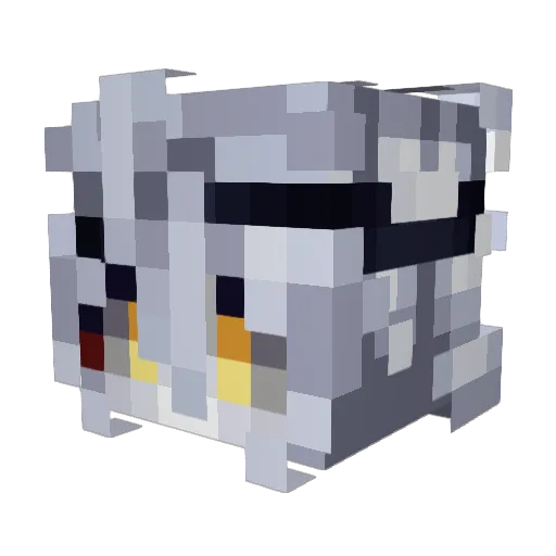 olaontop Minecraft avatar head, 3D render