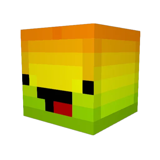 olaorm Minecraft avatar head, 3D render