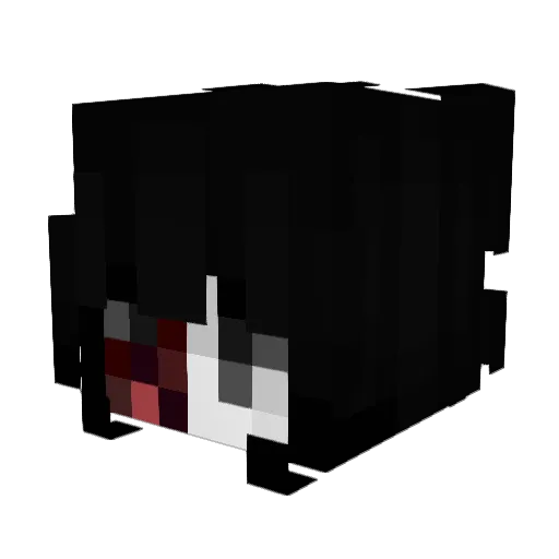 olariaJESUS Minecraft avatar head, 3D render