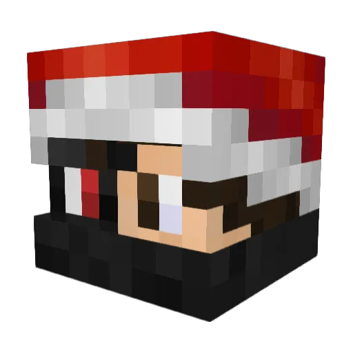 oldSparkyyyyy Minecraft avatar head, 3D render