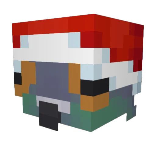 old_nuguri Minecraft avatar head, 3D render